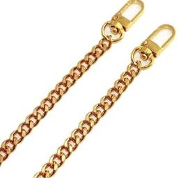BARBUDDY Flat Chain Strap Handbag Chains Accessories Purse Straps Shoulder Cross Body Replacement Straps, with Metal Buckles (Gold)-picture-20