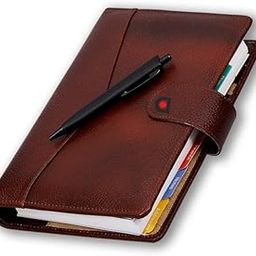 COI TEXTURED BROWN 2025 BUSINESS PLANNER | Elegant Faux Leather Pocket Office Stationery Appointment Organiser and Diary for boys and girls with and Pen-31