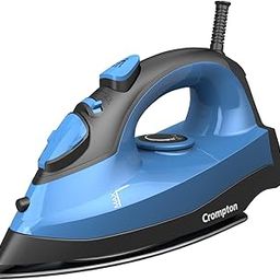 Crompton Fabrimagic Neo 1200 W Steam Iron with 180 ml water tank, Upto 15g /min Steam Output with Vertical Steaming and Non-Stick Soleplate (Blue), 6 Fabric Settings.-image-51
