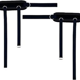ATORSE Portable Ankle Straps Leg Glute Workouts for Weight Lifting Bodybuilding Gym Black 2pcs-image-78