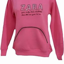 Kesar Store® Women's Cotton Fleece Sweatshirt | Cozy Three-Thread Fabric, Round Neck Winter Wear with Kangaroo Pockets. - 718-picture-42