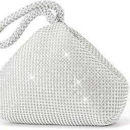 Women's Luxury Rhinestone Evening Clutch Bag – Sparkly Crystal Purse with Top Handle – Glitter Party Handbag for Wedding, Prom, Cocktail & Special Events For Women and Girls-image-48