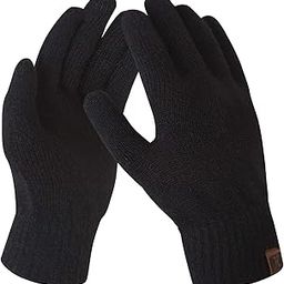 Women's Winter Touchscreen Stretch Thermal Magic Gloves Warm Wool Knitted Thick Fleece Lined Texting Gloves for Women-41