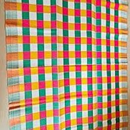 Carpet-Mats Chatai Mats for Home Multipurpose Foldable Reversible Rectangular Plastic Mat for Floor, Sleeping, Travel, Outdoor, Indoor, Beach - Multicolor Checks 6 x 9 Feet (L 270cm x W 180cm)-image-20