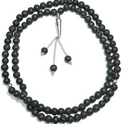 Beautiful Natural Black Wood Gemstone TASBIH, 8MM 100 Round Beads, Plain Prayer TASBIH, Faith and Love, for Women and Men,-picture-25