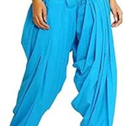 Women's Cotton Patiala Salwar Pleated Design with Drawstring Waist-picture-7