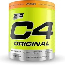 Cellucor C4 Original Pre Workout Powder Sugar Free for Men & Women (50 Servings, Orange)-image-47