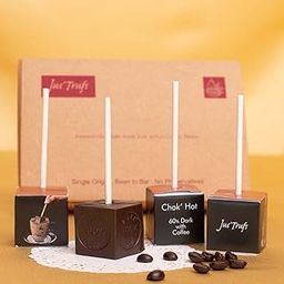 60% Dark Chok'Hot with Coffee I Hot Chocolate Sticks Ready to Drink I Set of 4 I 160 gm I Vegan-image-3