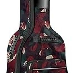 GLOW WINGS Acoustic Guitar Cover Bag with Foam Padding Upper rexine with Heavy Padded Guitar Bag-image-69