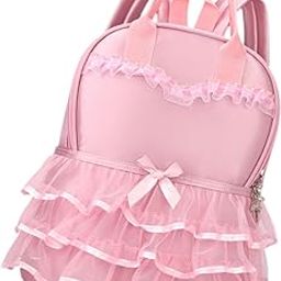 CLUB BOLLYWOOD The Style Sutra Tutu Dress Backpack Princess Kids Girls Dance Bag for Gymnastics Latin Dance Pink-image-81