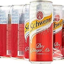Schwepp Dry Ginger Ale ginger flavor soft drink Pack of 12 x 330ml can (Imported)-picture-29