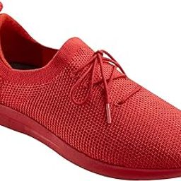 ReLive Knit Casual Lace Up Sneakers for Women | Padded Insole for Extra Support, Trendy Look Stylish Shoes | Lightweight, Breathable, Walking Travelling, Outdoor Shoes for Women-image-91