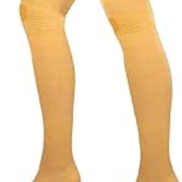 Vissco Medical Compression Stockings (Above Knee), Stocking to Improve Blood Circulation, Varicose Vein, Swollen, Aching Legs, Pain Relief, Edema, Sore Legs - XXL (Beige)-14