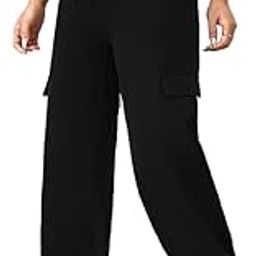 dockstreet Women Cargo Joggers in Pure Thick Hosiery Soft Cottonfor a Relaxed Feel/Multipurpose in Their use for Athletic, Casual, Everyday wear and Suitable for All Seasons-23