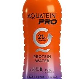AQUATEIN 21g Protein Water (Pack of 12, Orange)-image-86