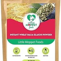 Little Moppet Foods – Instant Wheat Dalia Elaichi Powder 200g | No Additives and Preservatives | Free from Added Salt and Sugar | Combination of wheat daila and Roasted gram-image-68