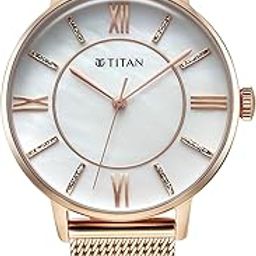 TGIF Quartz Analog Mother of Pearl Dial Rose Gold Stainless Steel Strap Watch for Women-NS95248WM02/NT95248WM02-image-69