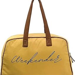 Heavy Canvas 100% Cotton Bag | Stylish & Spacious Weekender Bags for Travel,Office,Daily Use for Men and Women | Water Resistant -Pack of 1-image-27