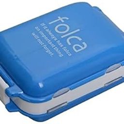Yorten Pill Box Portable for Travel 8 Compartments Weekly Medicine Organizer, Multicolor Folca Medicine Box Mini Vitamin Pill Tablet Case-image-25