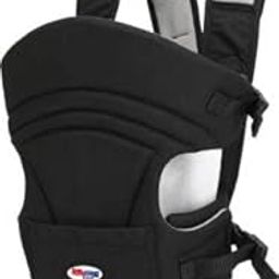 Chinmay Kids Premium Baby Carrier Cum Kangaroo Bag Shoulder Belt Sling Backpack Baby Holding Strap Adjustable Carry Bag Baby Carrier Cum Kangaroo Bag (Black & Grey)-picture-30