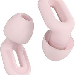 Saccater Focus Noise-reducing Earplugs for Sleep - Reusable Silicone Ear Plugs, Adjustable Eartips 4 Sizes XS/S/M/L, Hearing Protection in Concerts, Motorcycle - Noise Reduction SNR 23, NRR 17 (Peach)-29