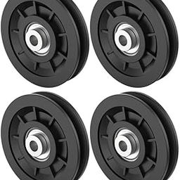 MRT Sports Gym Machines Pully with in-Build Bush and Bearing 5-inch in Black Colour (4 Pieces)-29