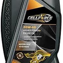 Cellforce 20W40 Synthetic Blend Engine Oil for Bikes, 1 Litre - API SN, JASO MA2, High Performance motorcycle oil-image-5