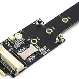 HLT Mini PCI NGFF M-Key Adapter Card with SIM Card Slot, PCIe Interface-30