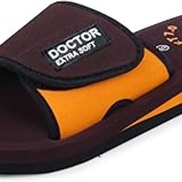 Women's Care Orthopaedic and Diabetic Adjustable Strape Super Comfort Dr Sliders Flipflops and House Slippers for Women’s & Girl’s Slides D-52-image-53