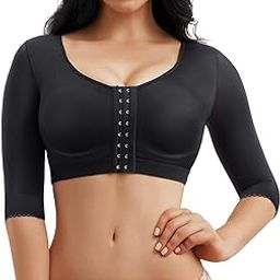Women Arm Shaper Tops Slimmer Compression Sleeves Post Surgery Posture Corrector Tank Top-image-28
