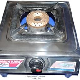 Biogas Single Burner Stove (Knob Type, ISI Model), Insede Pipe (S S Regular)-image-22