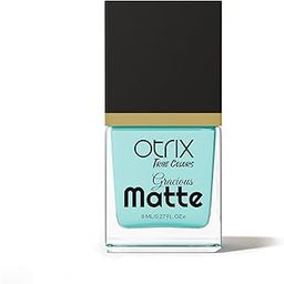 Otrix True Colors Gracious Matte Nail Polish - Icy Matte 8ML | Quick Drying | Long Lasting | 21 Free Formula-image-91