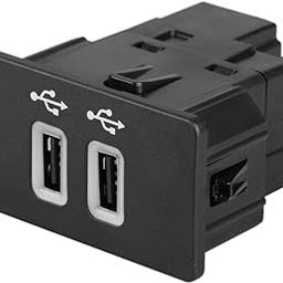 HC3Z-19A387-B Dual USB Interface Module,USB Interface Hub Module for Ford F-150 F-250 F-350 F-450 F-550 Super Duty 2017 Lincoln Carplay Sync 3 USB Interface Hub Replace HC3Z-19A387-E,HC3Z-19A387-D-15