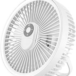 R.K. Decor Wall Mounted Hanging Desk Fan with Remote Control, 3 in 1, LED Lighting Function, 4 Levels of Air Flow Adjustment, Convenient to Carry, Compact, Powerful Blower, Type-c Speed-image-25