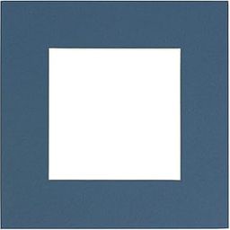 14x14 Mat Bevel Cut for 10x10 Photos - Precut Steel Blue Square Shaped Photo Mat Board Opening - Acid Free Matte to Protect Your Pictures - Bevel Cut for Family Photos, Pack of 1 Matboard-image-96