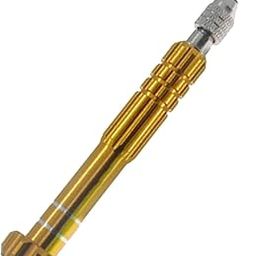 ATORSE Badminton Grommet Remover Stainless Steel Setting Awl Stringing Tool 12.4cm Yellow-image-19