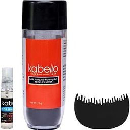 Kabello Fiber Protein Hair Building Fibers With Hair Line Comb 25 grams Dark Brown-39