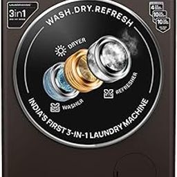 IFB 10 Kg/7 Kg/3 Kg 3-in-1, AI Powered, Fully Automatic Washer Dryer Refresher (IFB Laundrimagic®, EXECUTIVE PLUS ZXM, 9 Swirl Wash, Eco Inverter Technology, Mocha)-12