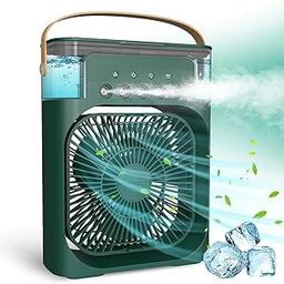Jet Roy Portable Air Conditioner Fan, Mini Evaporative Air Cooler with 7 Colors LED Light, 1/2/3 H Timer, 3 Wind Speeds and 3 Spray Modes for Office, Home, Dorm, Travel-25