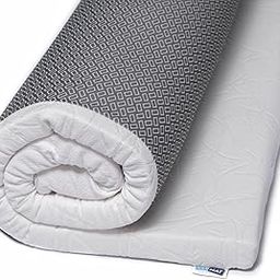 FITMAT Memory Foam Mattress Topper with Advanced Design and Technology (72x75x03, White 3 inch)-29
