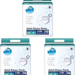 Glider Unisex Adult Diaper Pants | Large-XL Size | Maximum Overnight Absorbency | 35-47 Inch (90-120 cm) | (Pack of 3 – 30 Pants)-picture-14