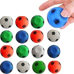 Birthday Popper Mini Football Spinning Fidget Toy as Birthday Return Gift | Set of 15 | Fun Toy for Boys and Girls-16
