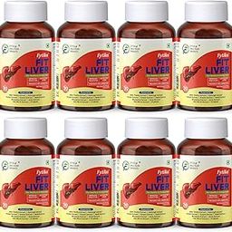 Fytika Fit Liver | Liver Detox Supplement | Liver Detox with Milk Thistle, Kalmegh, Kutaki, Kasani, Haldi | For Men & Women | 240 Tablets (Pack of 8)-image-23