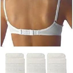 Women's 3 Hook Bra Extender"WHITE" Colour-picture-12