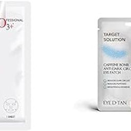 O3+ Facialist Dtan Face Sheet Mask (30g) & O3+ Caffeine Bomb Anti Dark Circle Eye Patch & Eye D Tan (single use only) 5G Combo-23