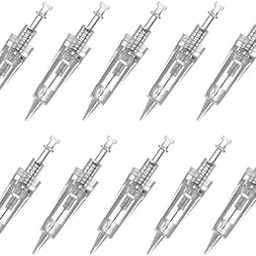 10Pcs 3P Disposable Permanent Makeup Cartridge Tattoo Needles for PMU Pen Machine (Box of 10 pcs)-12