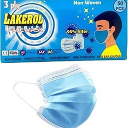 3 Ply Disposable Face Masks (Blue, Pack of 50) – Comfortable & Protective-18