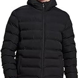 Full Sleeves Puffer Down Feather Jacket For Men With Attached Hood-image-13