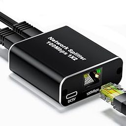 NEXSA Ethernet Splitter 1 to 2, 1000Mbps Ethernet Cable Splitter Extend Network(2 Devices Simultaneous Networking), Ethernet Splitter High Speed with USB Power Cable for Cat5/5e/6/7/8 Cable-21