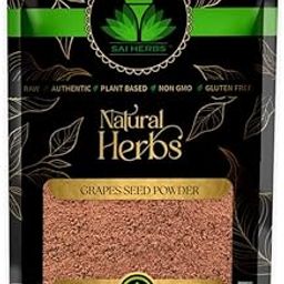 SAI HERBS Grapes Seed Unani Extract Powder - Angooj Beej - Antioxidant Supplement Powder - Strengthens Immunity - Helps Fight Infections - Promotes Healthy Skin & Hair - Pure & Natural (100 Grams)-image-22